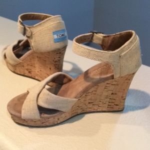 TOMS Cork Wedge